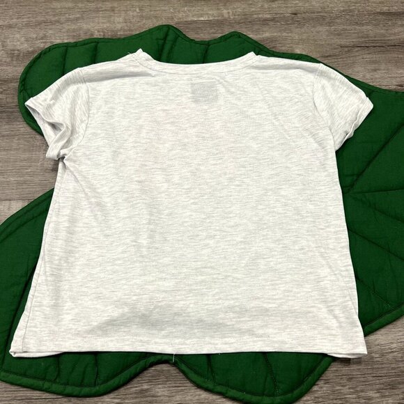 Hurley Girls Large 12-13 Gray Summer Forever Crop Tee - Picture 3 of 4